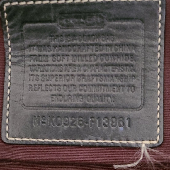 Coach pebble leather Hamilton Satchel bag F13961 - Picture 8 of 16